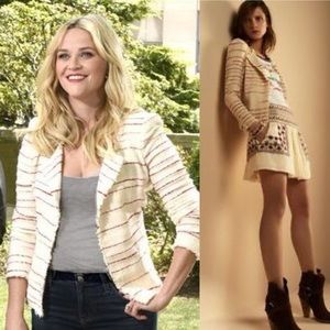 Isabel Marant Etoile Glenn Tweed Striped Jacket